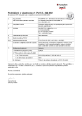 Prohlášení o shodě