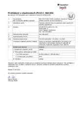 Prohlášení o shodě