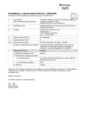 Prohlášení o shodě