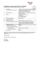 Prohlášení o shodě