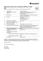 Deklaracja właściwości użytkowych