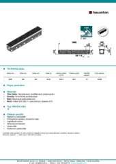 Produktový list