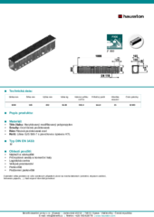Produktový list