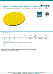 Produktový list