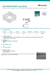 Produktový list
