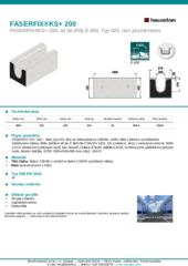 Produktový list