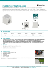 Produktový list