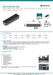Produktový list