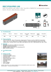 Produktový list