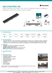 Produktový list