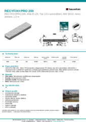 Produktový list