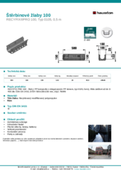 Produktový list