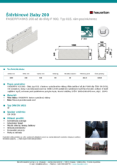 Produktový list