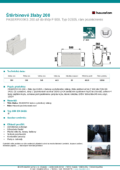 Produktový list
