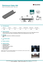 Produktový list