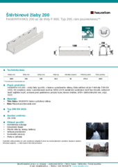 Produktový list