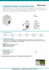 Produktdatenblatt