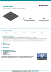 Produktdatenblatt