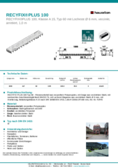 Produktdatenblatt