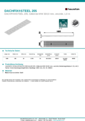 Produktdatenblatt