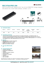 Produktdatenblatt