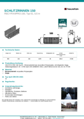 Produktdatenblatt
