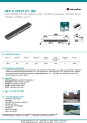 Produktdatenblatt