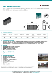 Produktdatenblatt
