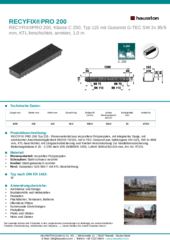 Produktdatenblatt