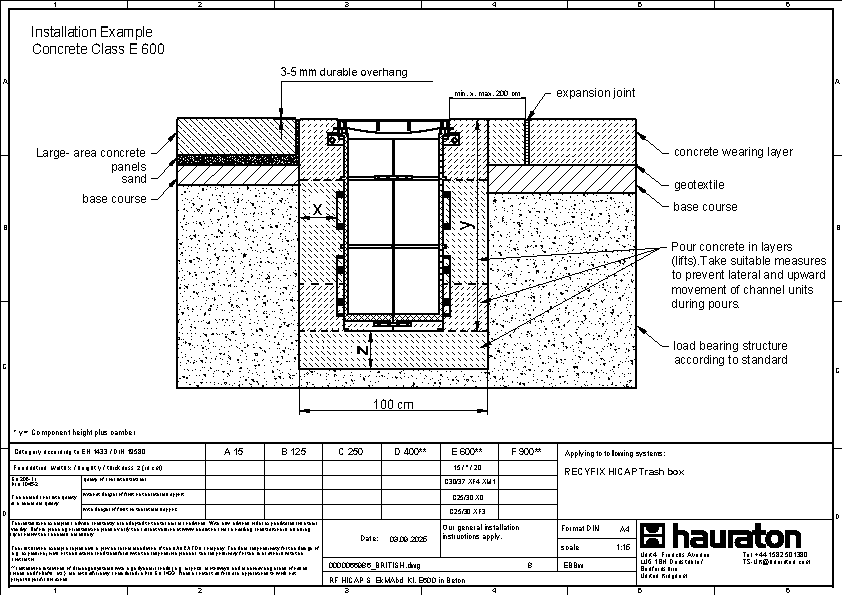 Installation example