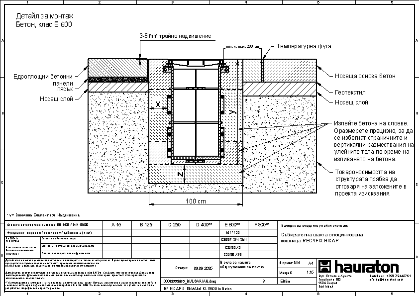 Детайл за монтаж