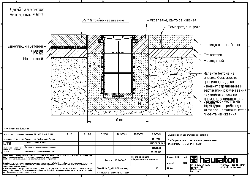 Детайл за монтаж