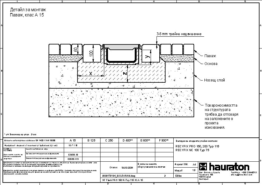 Детайл за монтаж