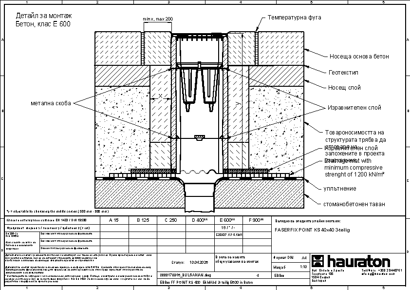 Детайл за монтаж