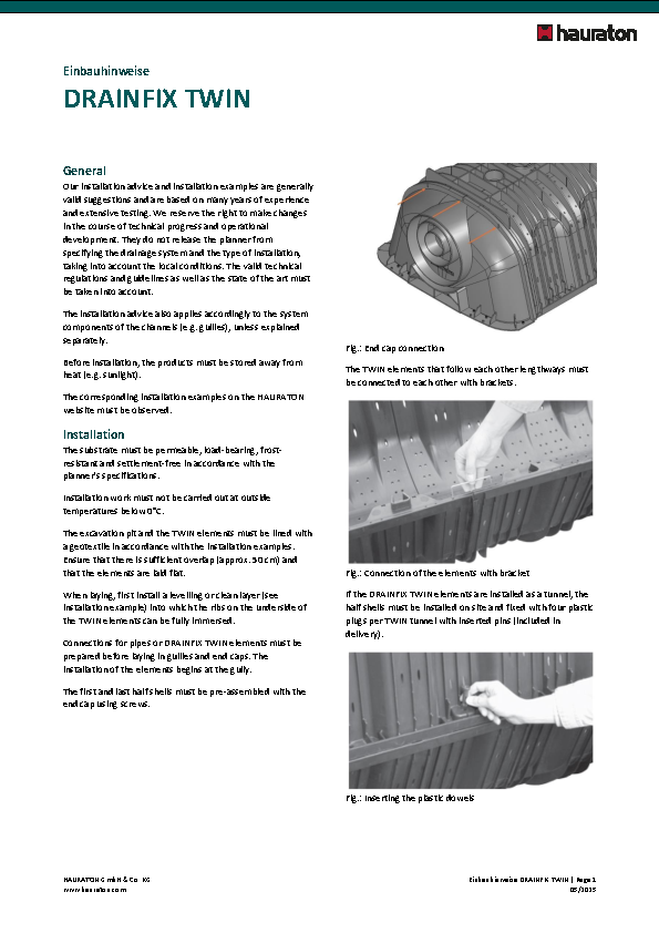 Installation instructions