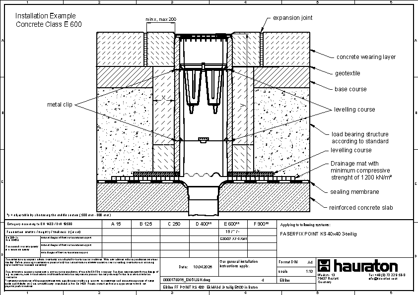 Installation example