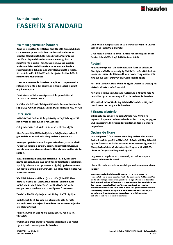 Uputstva za ugradnju