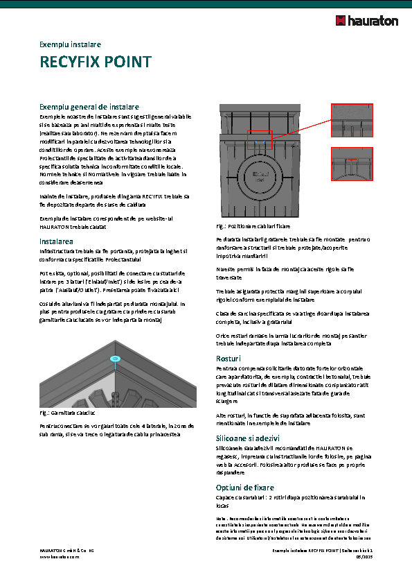 Uputstva za ugradnju