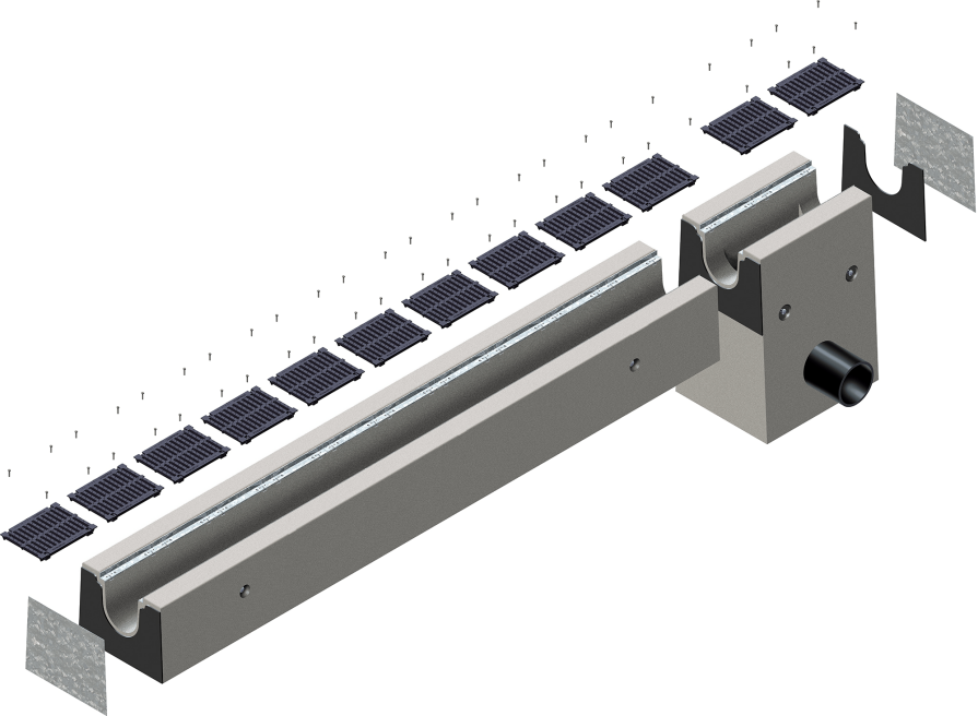 деконструирано изображение на изделието, което подчертава най-главните части на продукта