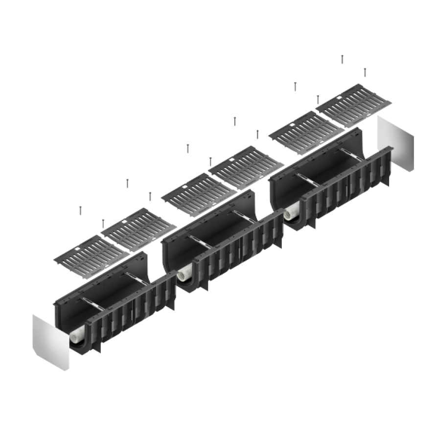 immagine del prodotto decostruita che evidenzia le parti più importanti del prodotto