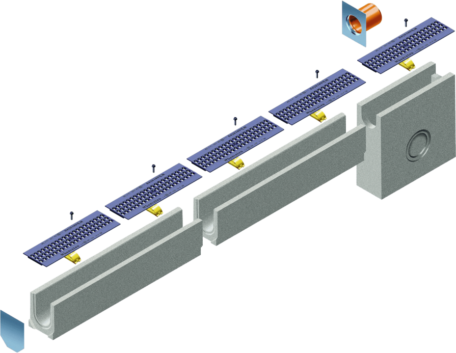 immagine del prodotto decostruita che evidenzia le parti più importanti del prodotto