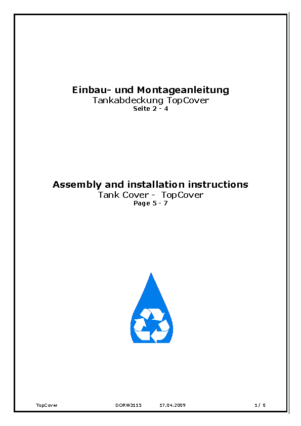 Einbauhinweis