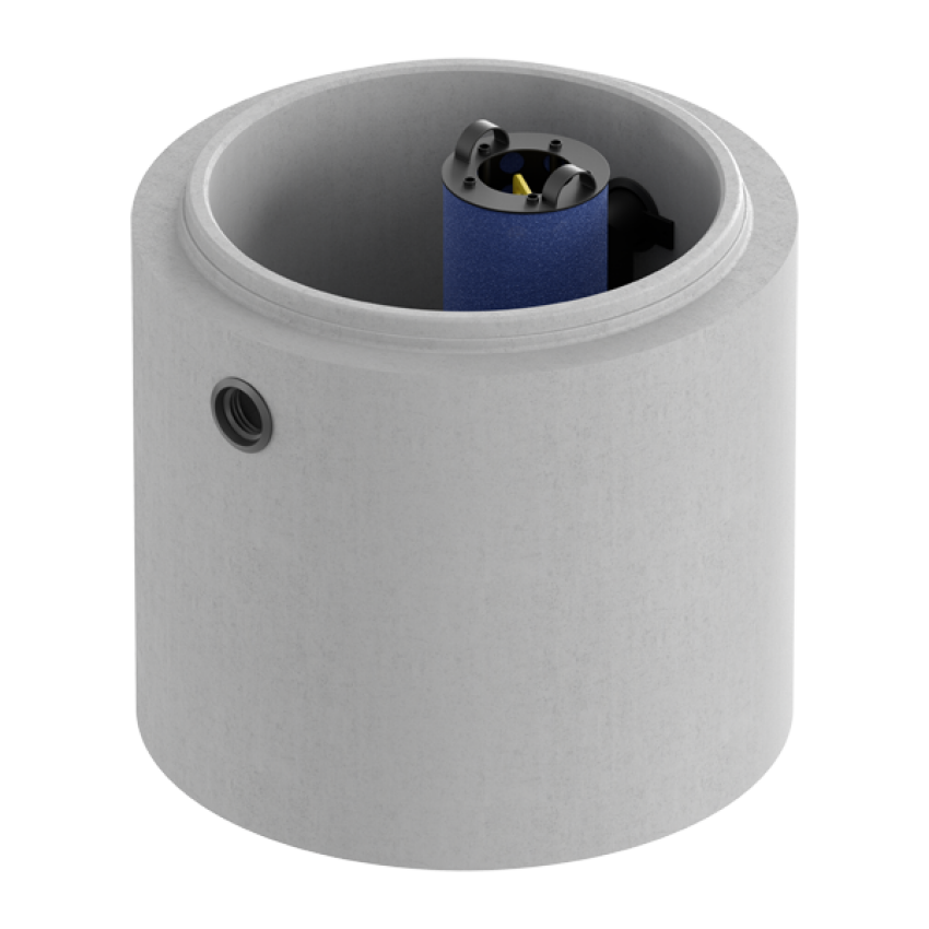 Product visualisation AQUAFIX Light liquid separator made of concrete - Series H
